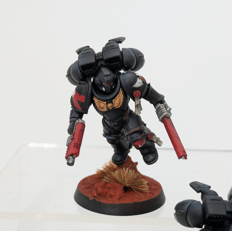 Warhammer 40k: Space Marines Blood Angels Jump Pack Intercessors - Pro Painted (AT061)