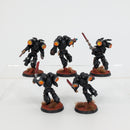 Warhammer 40k: Space Marines Blood Angels Jump Pack Intercessors - Pro Painted (AT061)