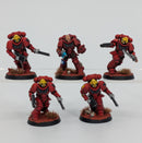 Warhammer 40k: Space Marines Blood Angels Assault Intercessors - Pro Painted (AW143)