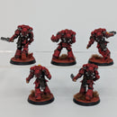 Warhammer 40k: Space Marines Blood Angels Assault Intercessors - Pro Painted (AW143)