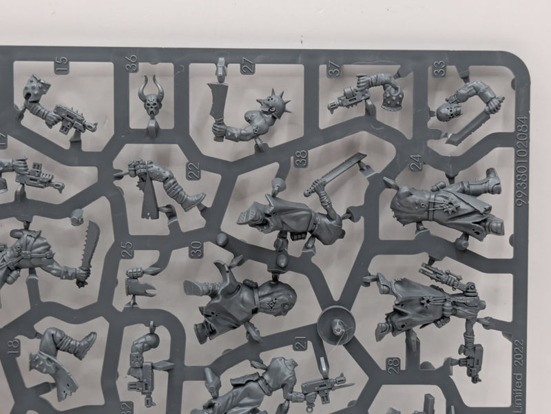 Warhammer 40k:  Chaos Space Marines Chaos Cultists (SPRUE0194)