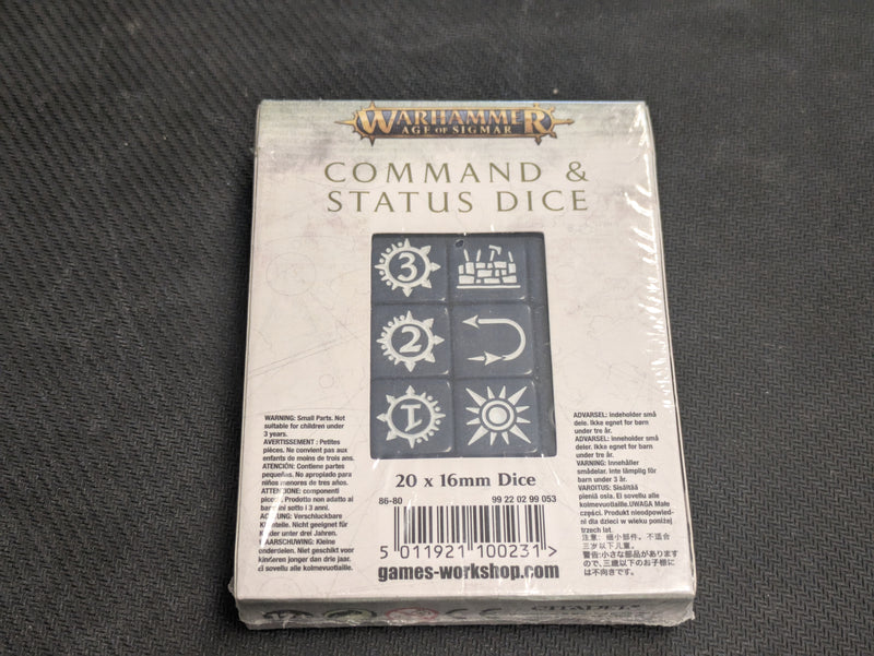 Warhammer Stormcast Eternals: Command and Status Dice (BB502)