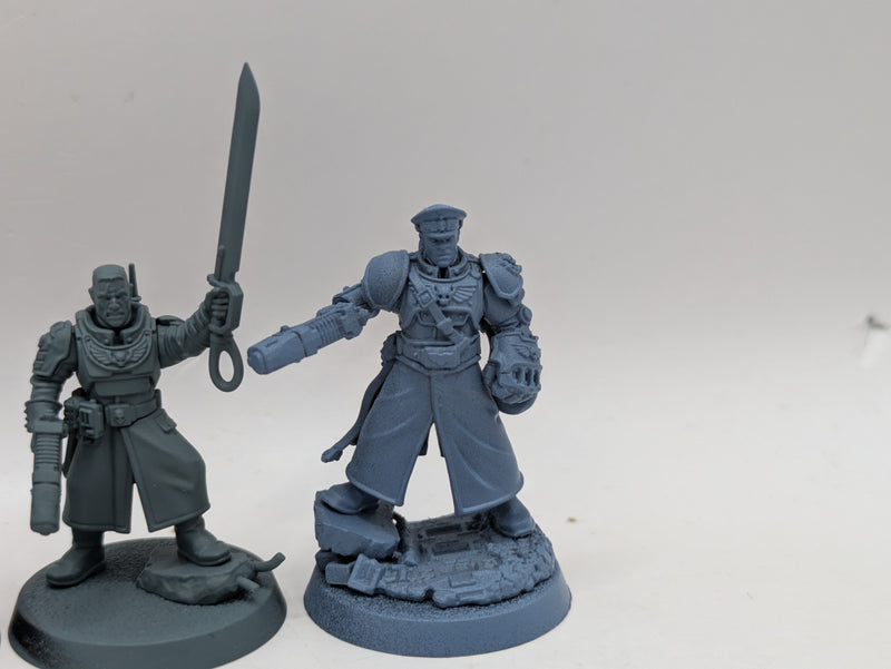 Warhammer 40k: Astra Militarum Cadian Command Squad and Castellan (AI046)