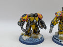 Warhammer 40k: Space Marines Imperial Fists Centurions - Well Painted (AD127)