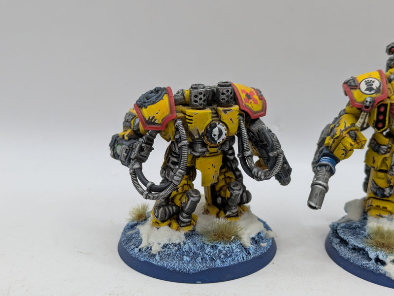 Warhammer 40k: Space Marines Imperial Fists Centurions - Well Painted (AD127)