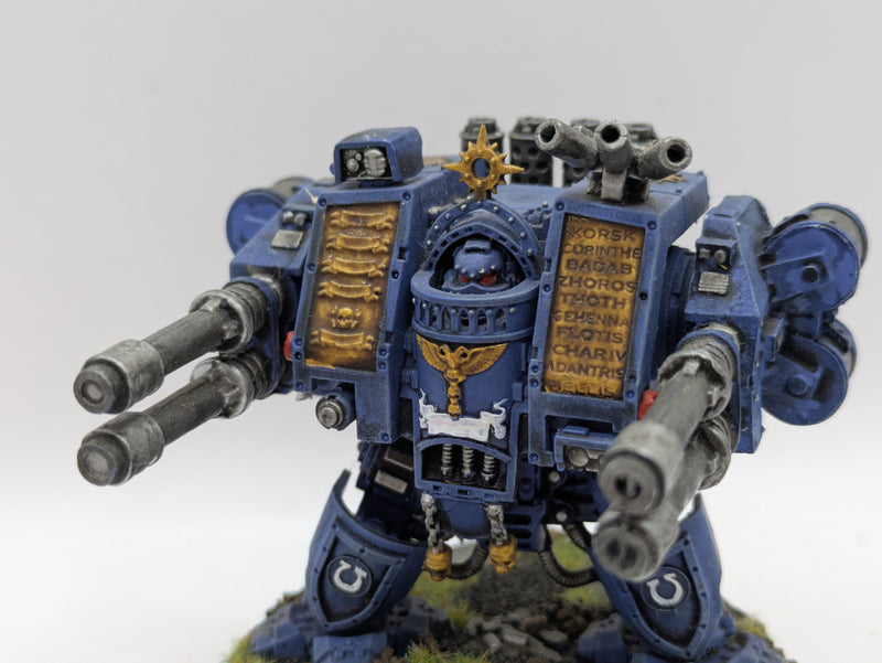 Warhammer 40k: Space Marines Venerable Dreadnought with Mortis Autocannon (AD077)