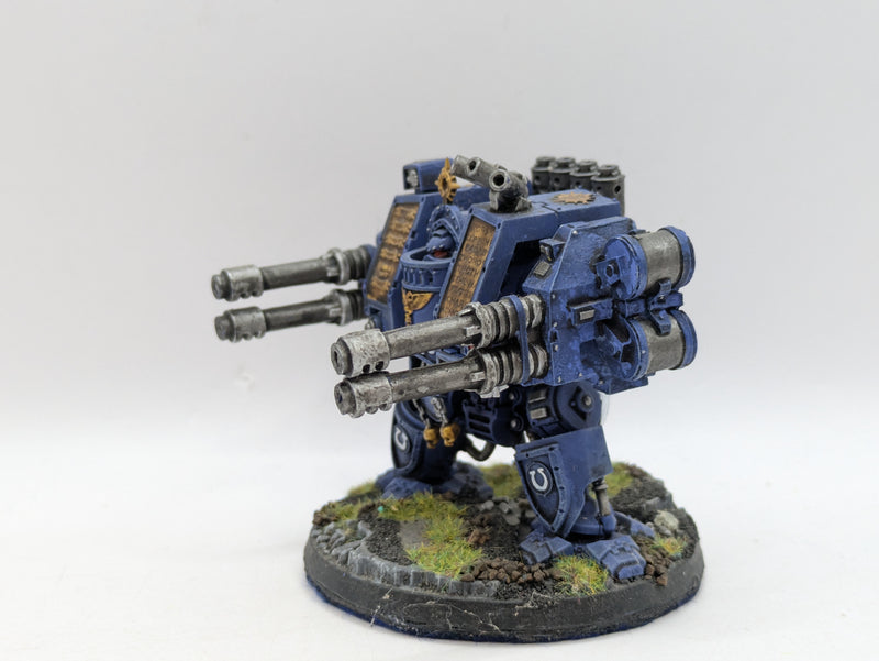 Warhammer 40k: Space Marines Venerable Dreadnought with Mortis Autocannon (AD077)
