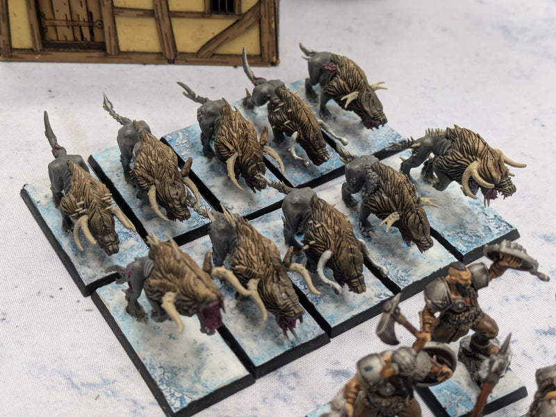 Warhammer The Old World: Warriors of Chaos Norsca Army - Well Painted (AB782)