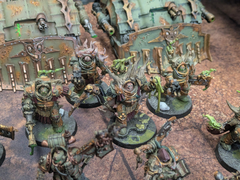 Warhammer 40k: HUGE Death Guard Army - Well Painted (CAB001)