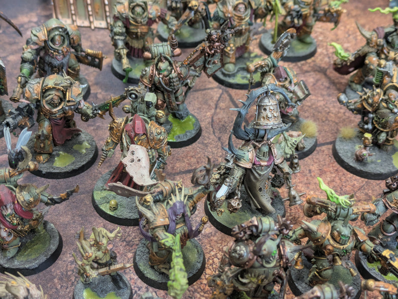 Warhammer 40k: HUGE Death Guard Army - Well Painted (CAB001)