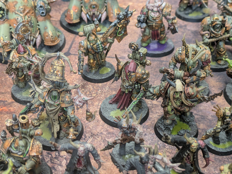 Warhammer 40k: HUGE Death Guard Army - Well Painted (CAB001)