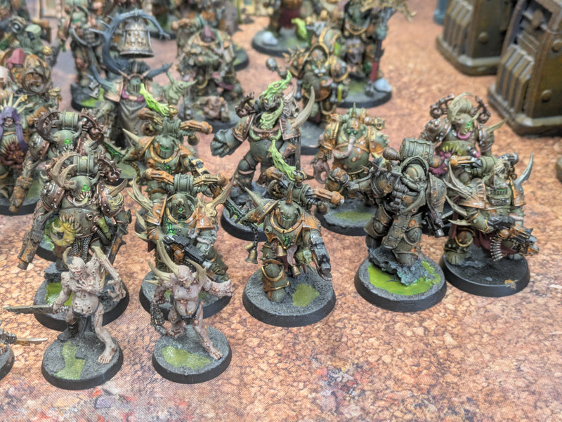 Warhammer 40k: HUGE Death Guard Army - Well Painted (CAB001)
