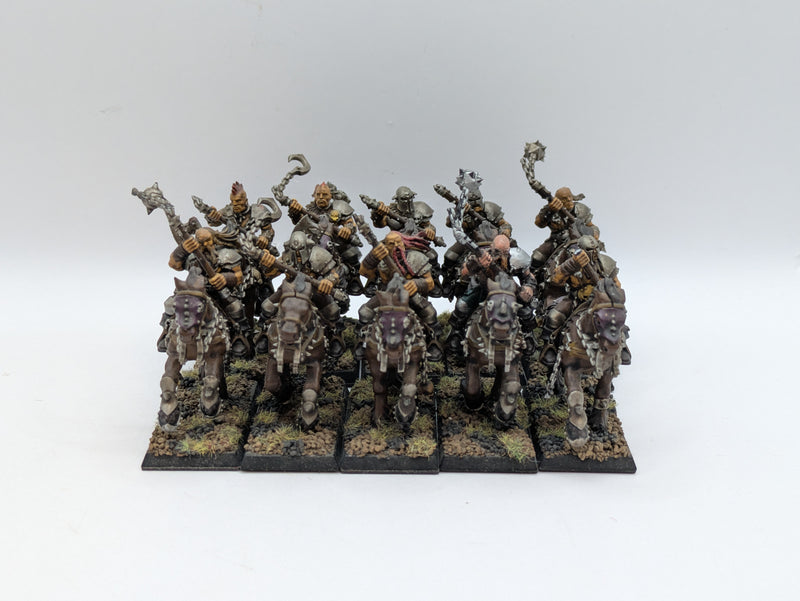 Warhammer The Old World: Warriors of Chaos Marauder Horsemen - Painted (AX094)