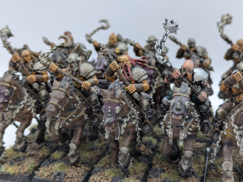 Warhammer The Old World: Warriors of Chaos Marauder Horsemen - Painted (AX094)