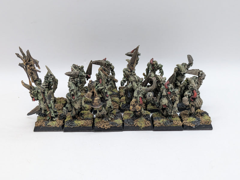 Warhammer The Old World: Chaos Daemons Metal Plaguebearers - Well Painted (AC179)