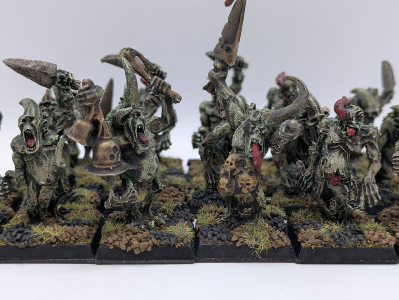 Warhammer The Old World: Chaos Daemons Metal Plaguebearers - Well Painted (AC179)