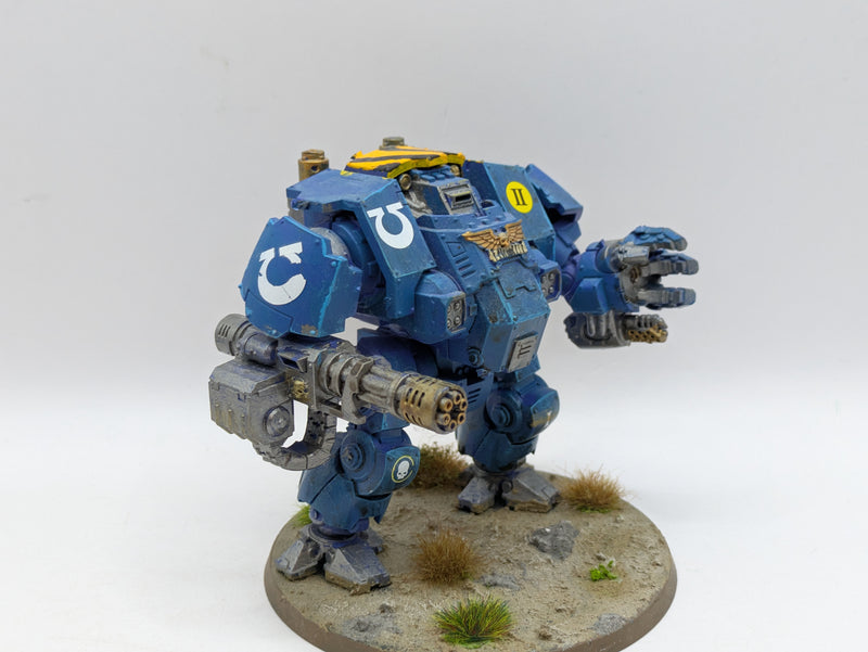 Warhammer 40k Primaris Redemptor Dreadnought - Games Workshop, Space Marines Ultramarines, Peint