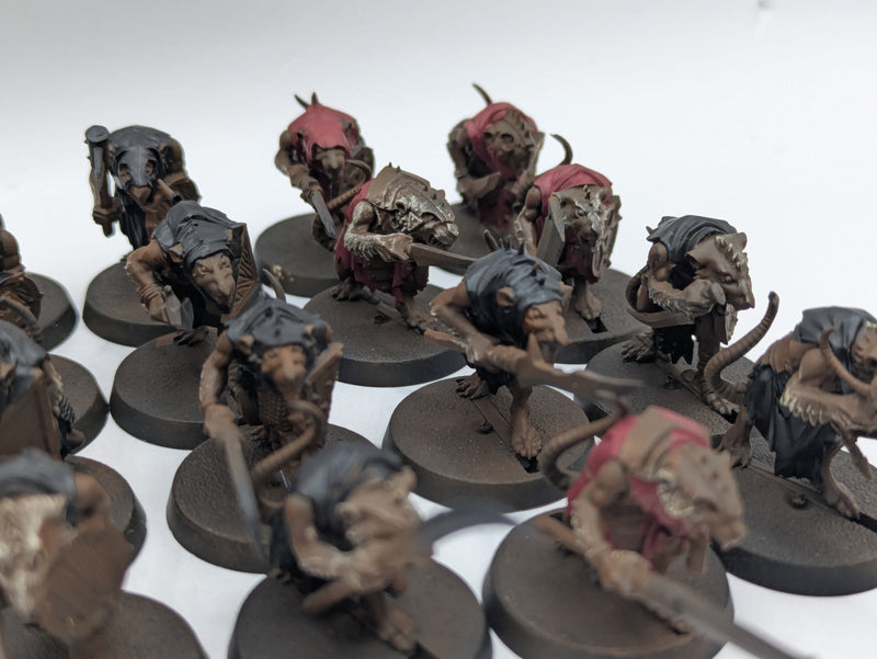 Figurine Warhammer Skaven Clanrats - Age Of Sigmar - Games Workshop - Neuf Sous Blister