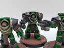 Warhammer Horus Heresy: Space Marine Salamander Cataphractii Terminators - Well Painted (AD046)