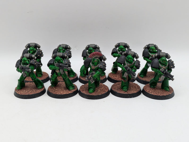 Warhammer Horus Heresy: Space Marine Salamanders MKVI Tactical Marines - Well Painted (AZ145)