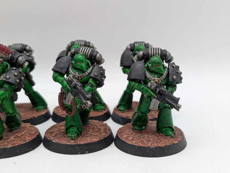 Warhammer Horus Heresy: Space Marine Salamanders MKVI Tactical Marines - Well Painted (AZ145)