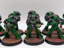 Warhammer Horus Heresy: Space Marine Salamanders MKVI Support Marines - Well Painted (AI180)