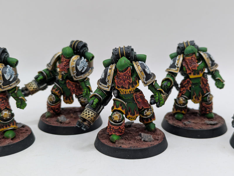 Warhammer Horus Heresy: Space Marine Salamanders Legion Pyroclasts - Pro Painted (AD129)
