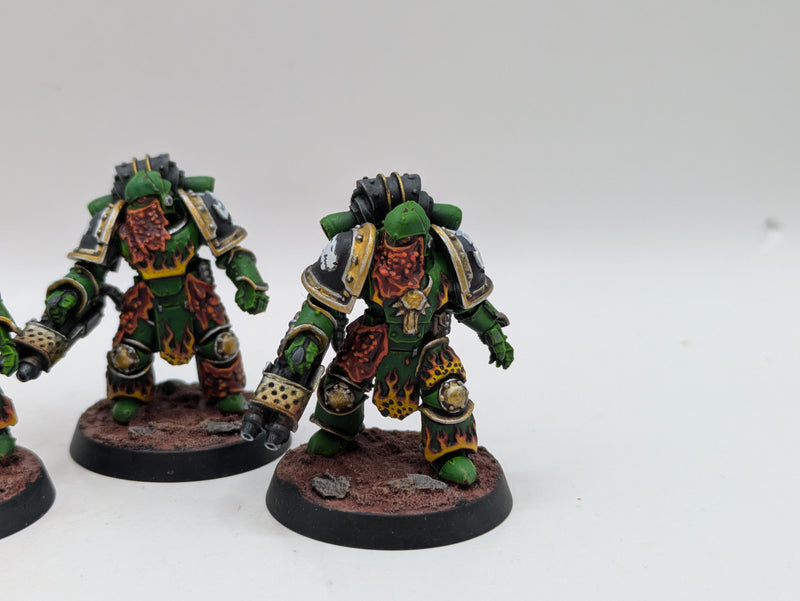Warhammer Horus Heresy: Space Marine Salamanders Legion Pyroclasts - Pro Painted (AD129)