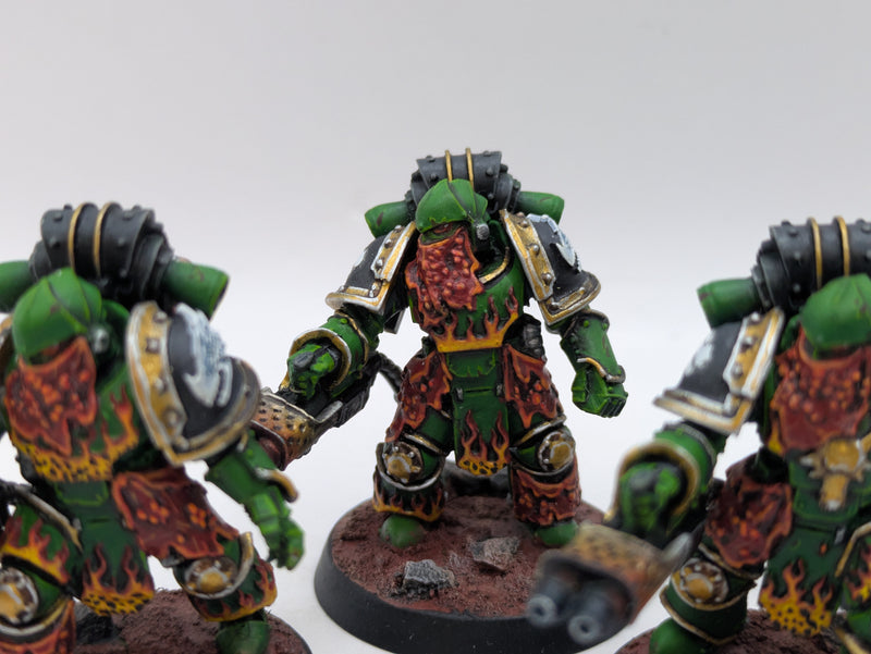 Warhammer Horus Heresy: Space Marine Salamanders Legion Pyroclasts - Pro Painted (BC013)