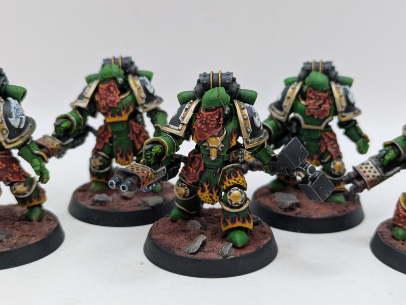 Warhammer Horus Heresy: Space Marine Salamanders Legion Pyroclasts - Pro Painted (BC013)