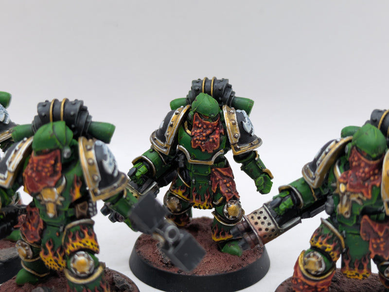 Warhammer Horus Heresy: Space Marine Salamanders Legion Pyroclasts - Pro Painted (BC013)