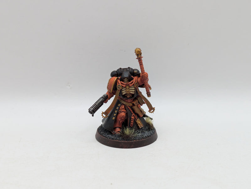 Warhammer 40k: Space Marine Chaplain - Painted (BH055)