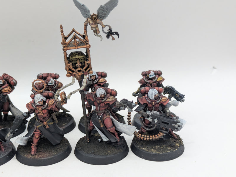 Warhammer 40k: Adepta Sororitas Battle Sisters Squad - Painted (BH008)
