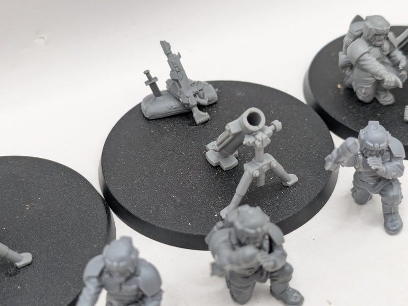 Warhammer 40k: Astra Militarum Cadian Heavy Weapons Teams (BC150)