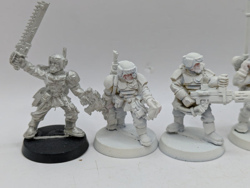 Warhammer 40k: Astra Militarum Metal Cadian Command Squad (AF013)