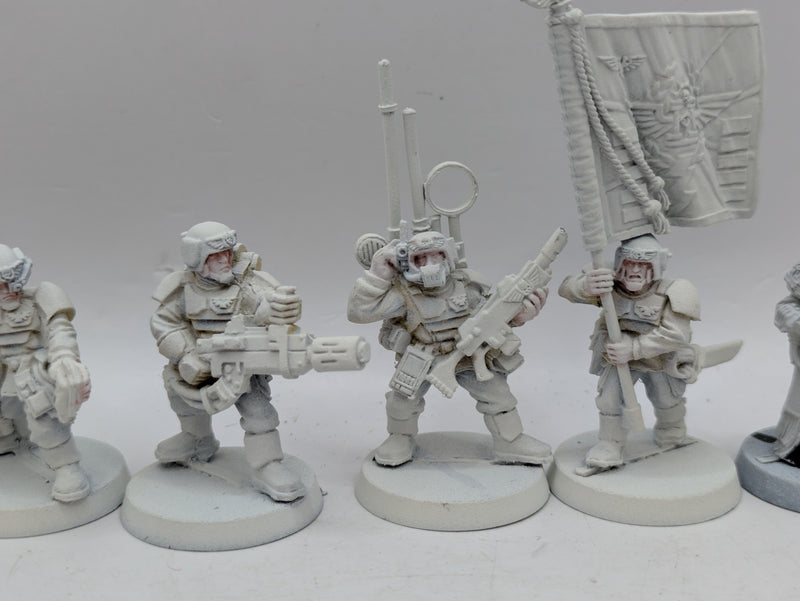 Warhammer 40k: Astra Militarum Metal Cadian Command Squad (AF013)