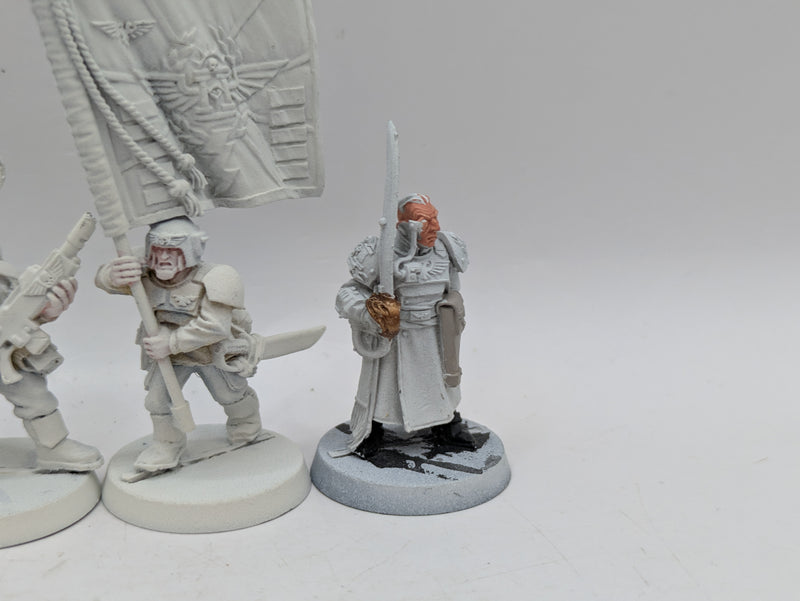 Warhammer 40k: Astra Militarum Metal Cadian Command Squad (AF013)