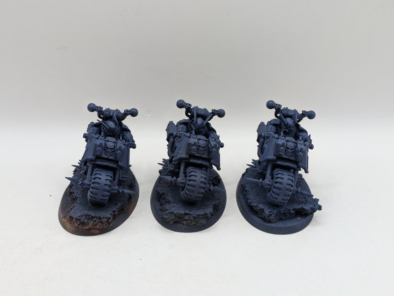 Warhammer 40k: Chaos Space Marines Night Lords Bikes (BH098)