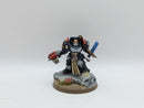 Warhammer 40k: Space Marines Black Templars Terminator Captain - Well Painted (AO036)