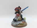 Warhammer 40k: Space Marines Black Templars Terminator Captain - Well Painted (AO036)