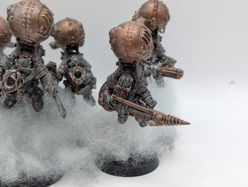 Warhammer Kharadron Overlords Skywardens, 4 Teste, Pezzi Non Assemblati, Games Workshop