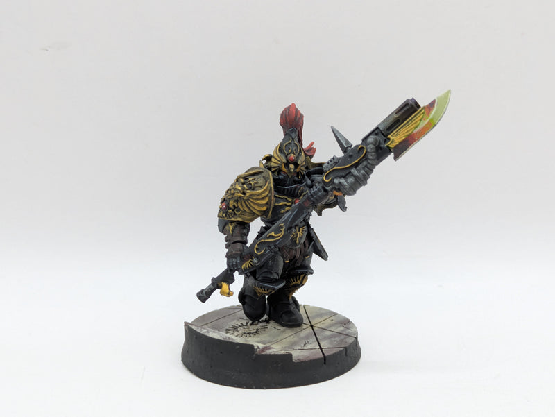 Warhammer 40k: Adeptus Custodes Custodian Guard with Pyrithite Spears - Pro Painted (AI263)