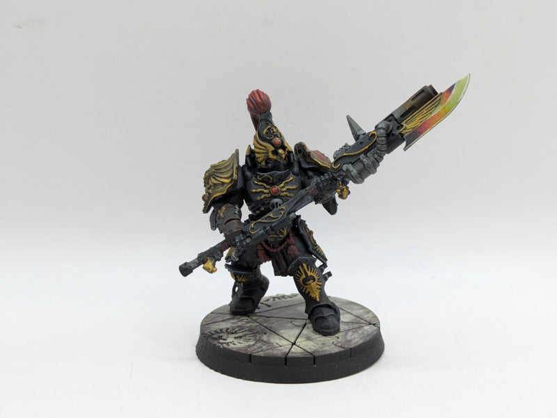 Warhammer 40k: Adeptus Custodes Custodian Guard with Pyrithite Spears - Pro Painted (AI263)