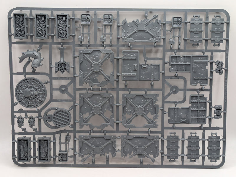 Warhammer Necromunda: Hive War Zone Mortalis Barricades, Crates and Objective Markers (SPRUE0275)