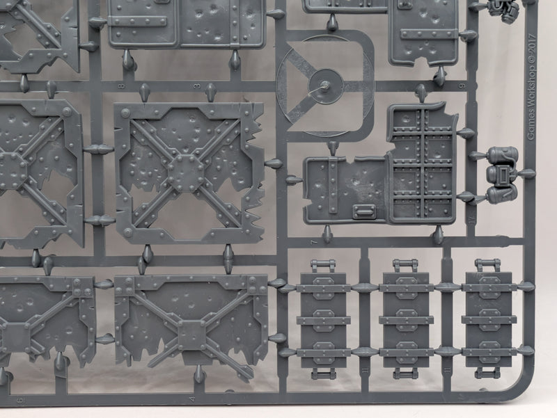 Warhammer Necromunda: Hive War Zone Mortalis Barricades, Crates and Objective Markers (SPRUE0275)