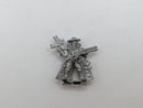 Warhammer Necromunda: Metal Bounty Hunter Trench Coat Delaque Gang Hired Gun (AF128)