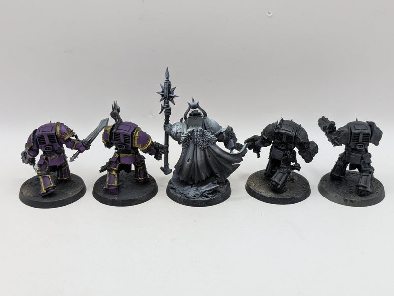 Warhammer 40k: Chaos Space Marines Terminators and Sorcerer Lord (BC103)