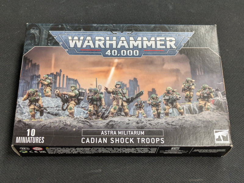 Warhammer 40k: Astra Militarum Cadian Shock Troops BNIB (AV363)