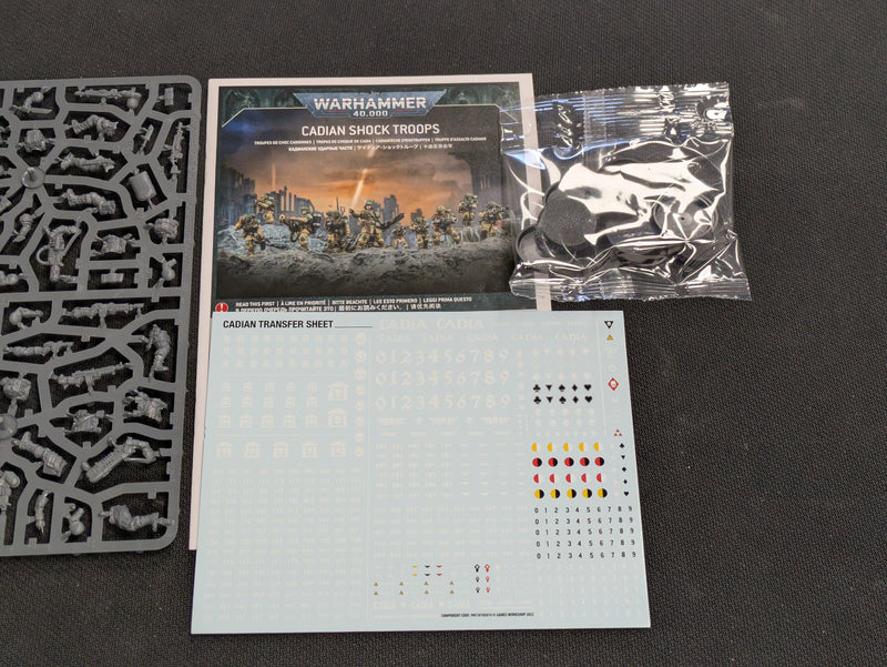 Warhammer 40k: Astra Militarum Cadian Shock Troops BNIB (AV363)