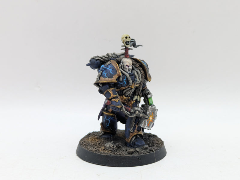 Warhammer 40k: Chaos Space Marines Night Lords Chaos Lord - Well Painted (BA160)
